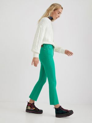 Bootcut jeans Desigual grün
