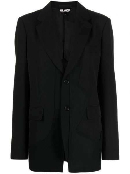 Yün blazer Black Comme Des Garçons siyah