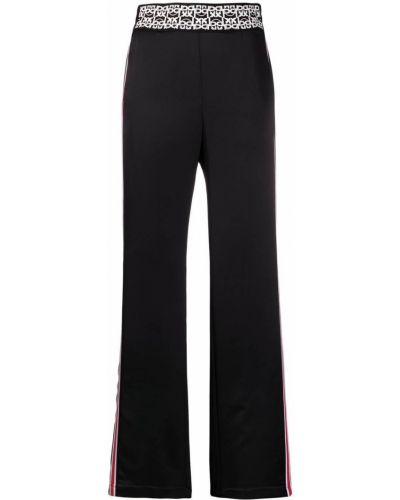 Pantalones de chándal de cintura alta Pinko negro