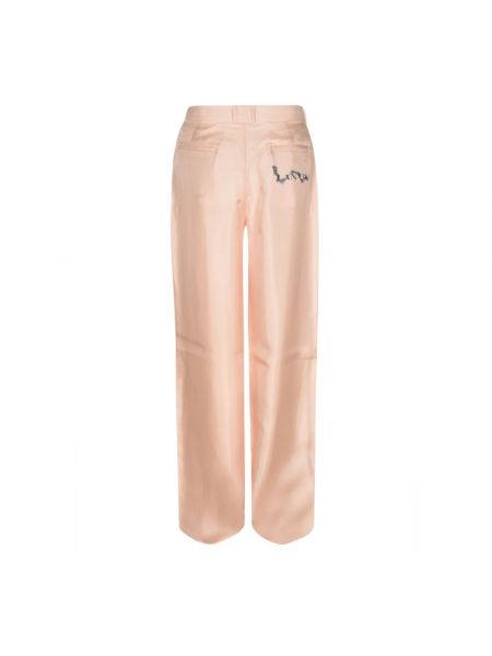 Pantalones rectos Lanvin rosa