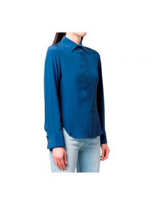 Koszula jeansowa Saint Laurent niebieska