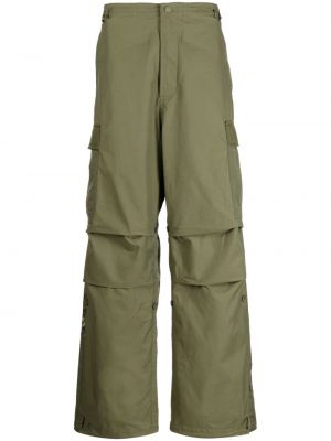 Cargo kalhoty s výšivkou Maharishi zelené
