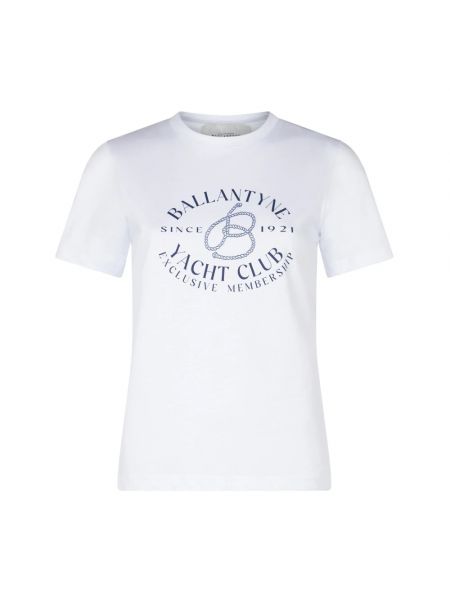 T-shirt Ballantyne weiß