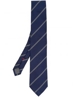 Cravatta a righe Brunello Cucinelli blu