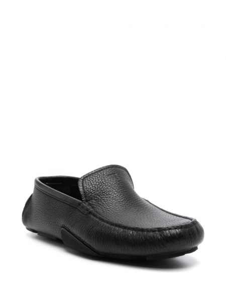 Leder loafer Givenchy schwarz