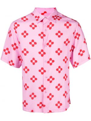 Košulja s cvjetnim printom s printom Sandro