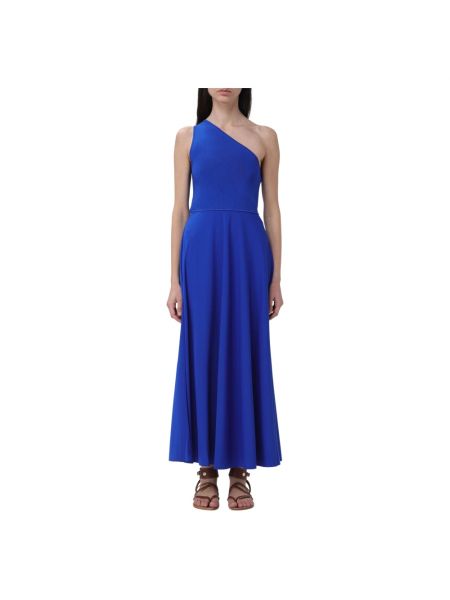 Niebieska sukienka długa Polo Ralph Lauren