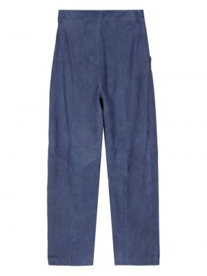 Pantalon en suède Blazé Milano bleu