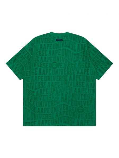 Jacquard t-shirt Aape By *a Bathing Ape® grün