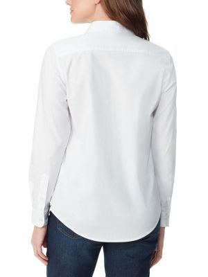 Приталенная рубашка с длинным рукавом Gloria Vanderbilt белая
