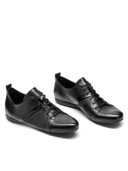 Ниски обувки с връзки Kazar черно