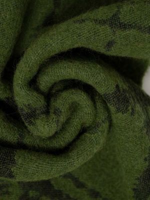 Gyapjú sál Sisley zöld
