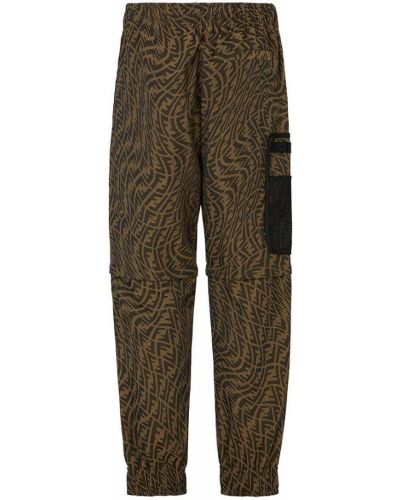 Pantalones de chándal Fendi marrón