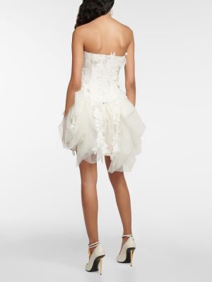 Φόρεμα Danielle Frankel λευκό