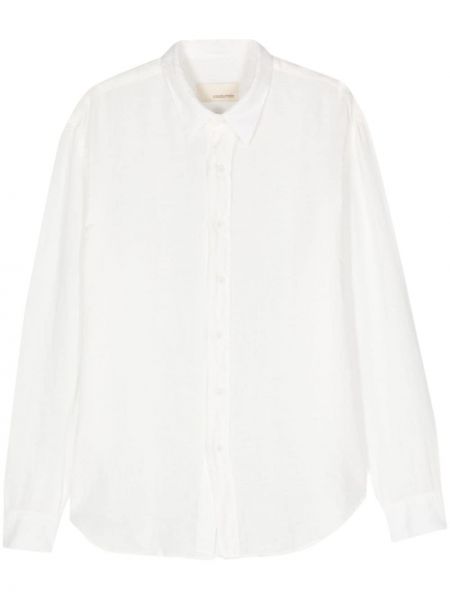 Λινό πουκάμισο Costumein λευκό