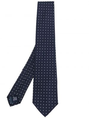 Pikčasta kravata s potiskom Polo Ralph Lauren modra
