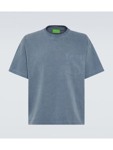 T-shirt di cotone in jersey Notsonormal blu
