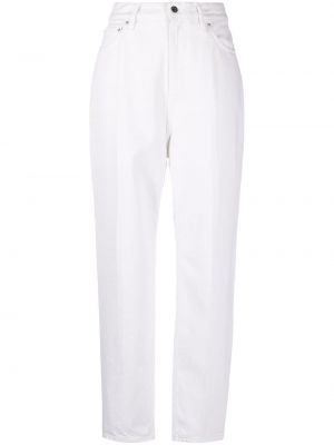 Jeans taille haute Toteme blanc