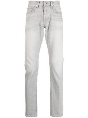 Skinny fit džínsy Tom Ford sivá