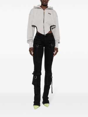 Džínová bunda Versace Jeans Couture šedá