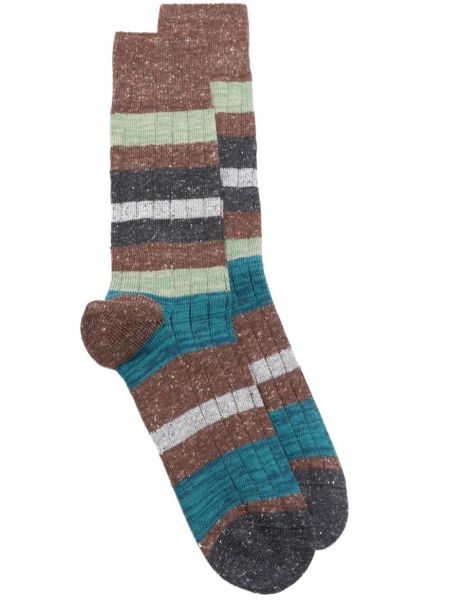 Gestreifte socken Paul Smith braun