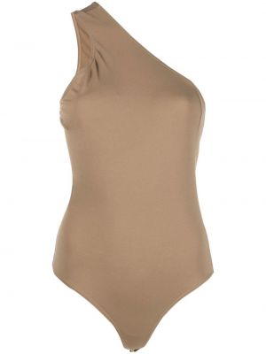 Asymmetrisk body Wolford brun