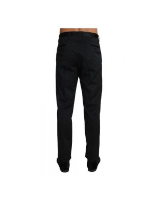 Pantalones de algodón Dolce & Gabbana negro