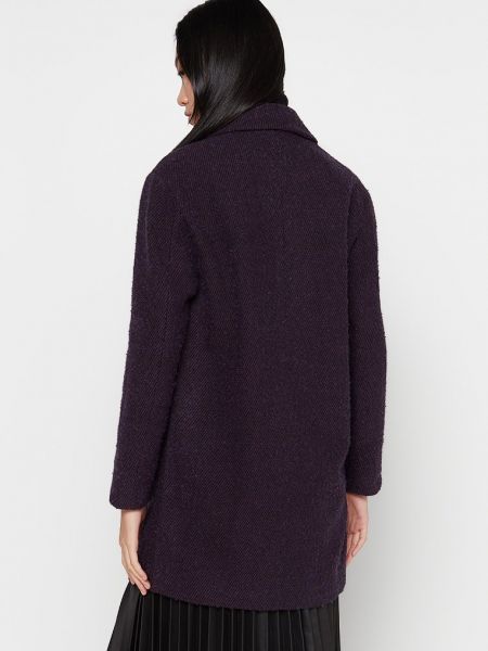 Krótki płaszcz Sisley fioletowy