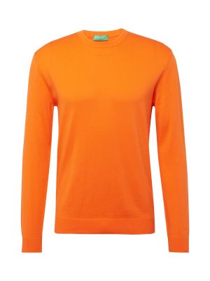 Pulover United Colors Of Benetton portocaliu