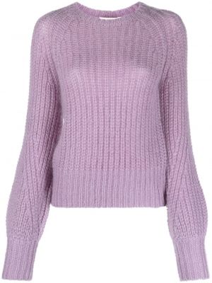 Moherinis megztinis chunky Zimmermann violetinė