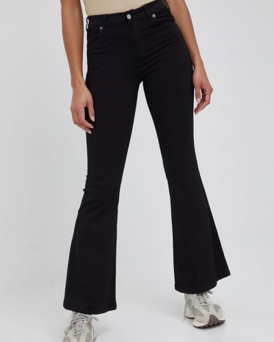 Bavlněné džíny s vysokým pasem Dr. Denim - černá
