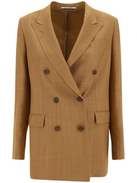 Dobbeltradet blazer Tagliatore brun