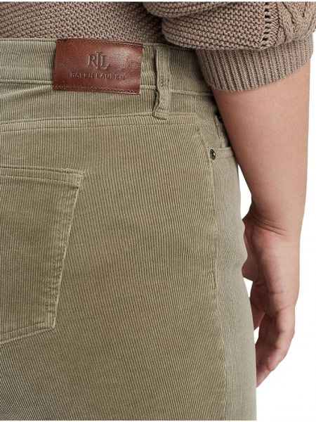 Вельветовые прямые брюки Lauren Ralph Lauren