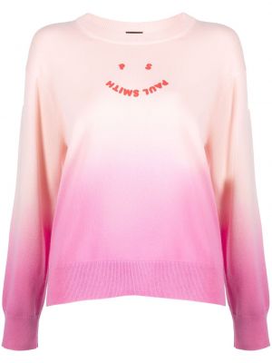 Pull brodé Ps Paul Smith rose