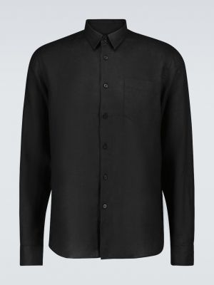 Льняная рубашка Vilebrequin черная