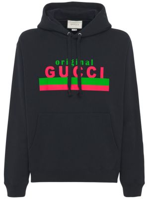 Sudadera con capucha de algodón Gucci