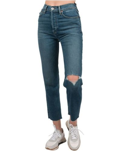 Mom jeans Re/done, niebieski
