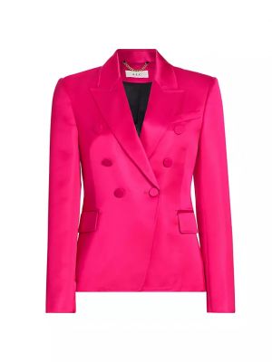 Двубортный пиджак Alc розовый