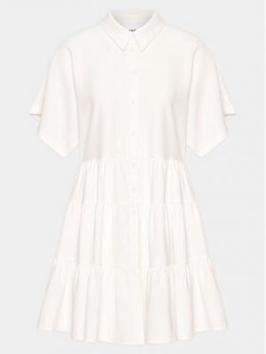 Voľné priliehavé košeľové šaty Silvian Heach biela