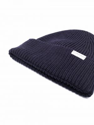 Merinowolle mütze Woolrich blau