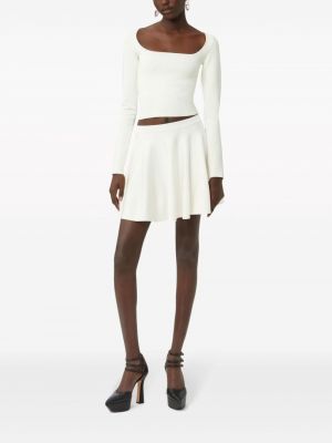 Mini sukně Nina Ricci bílé