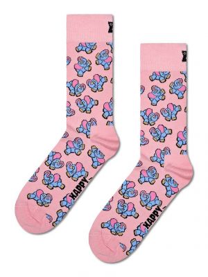 Ponožky Happy Socks růžové