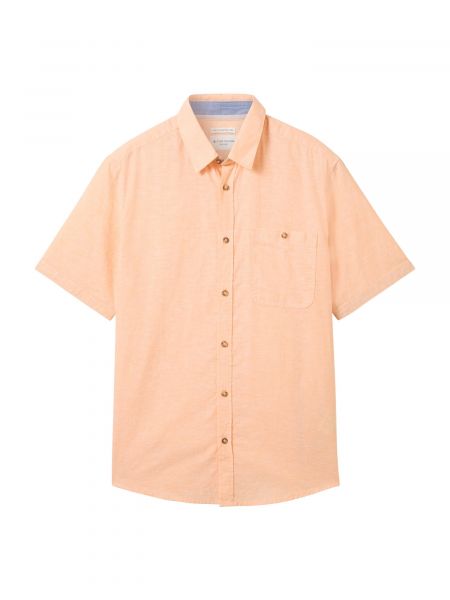 Μελανζέ πουκάμισο Tom Tailor πορτοκαλί