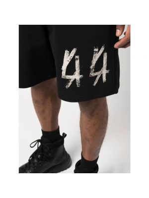 Pantalones cortos de tela jersey 44 Label Group negro