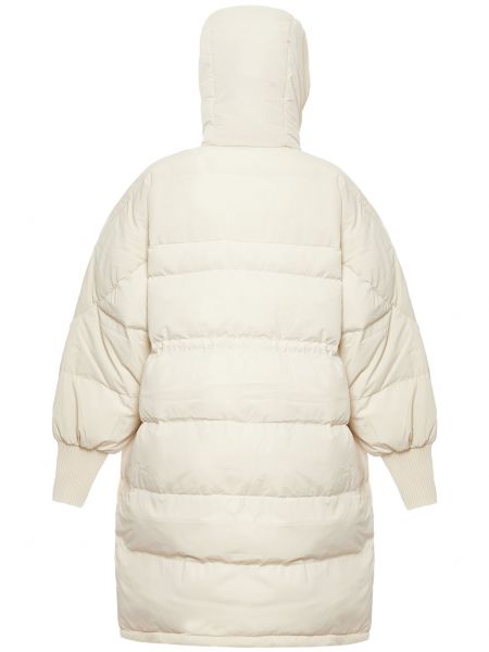Памучно зимно палто Mymo бяло