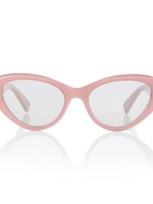 Слънчеви очила Gucci розово