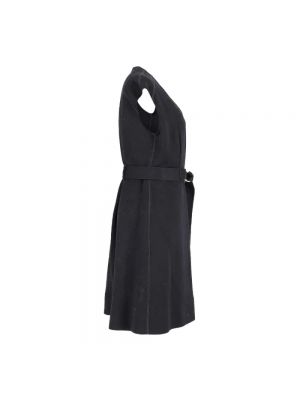 Sukienka bawełniana Burberry Vintage czarna