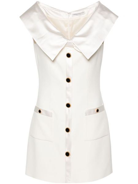 Ίσιο φόρεμα Alessandra Rich λευκό
