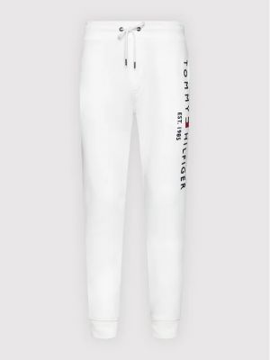 Sportovní kalhoty Tommy Hilfiger bílé
