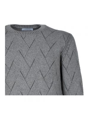 Sweter wełniany Gran Sasso szary
